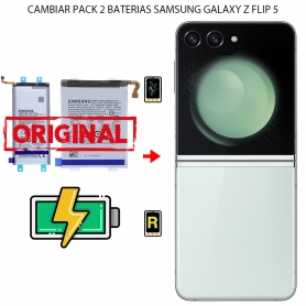 Cambiar Pack 2 Baterías Samsung Galaxy Z Flip 5