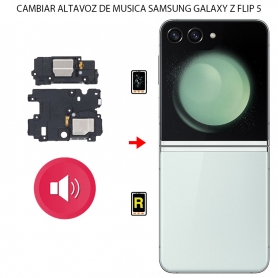 Cambiar Altavoz de Música Samsung Galaxy Z Flip 5 5G