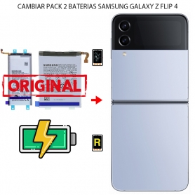Cambiar Pack 2 Baterías Samsung Galaxy Z Flip 4