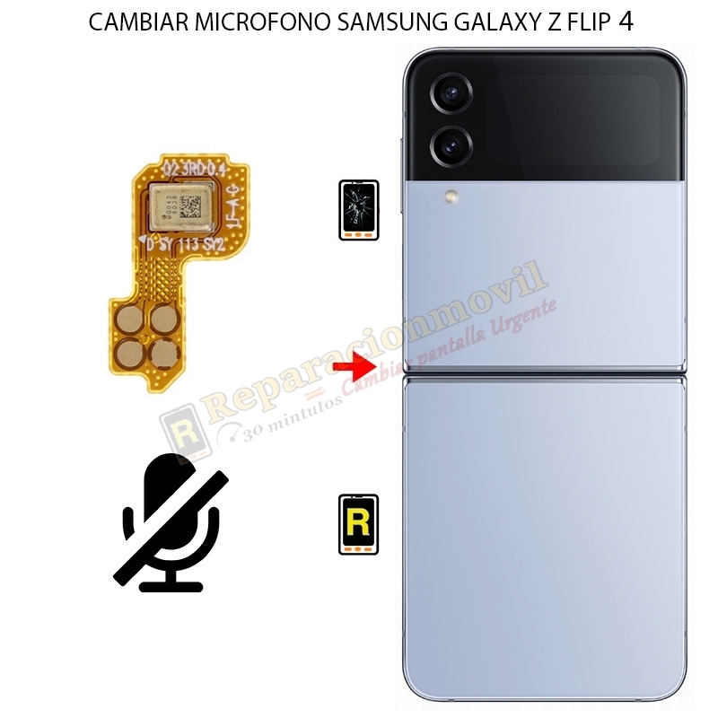Cambiar Micrófono Samsung Galaxy Z Flip 4