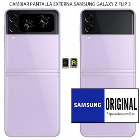 Cambiar Pantalla Externa Samsung Galaxy Z Flip 3 5G