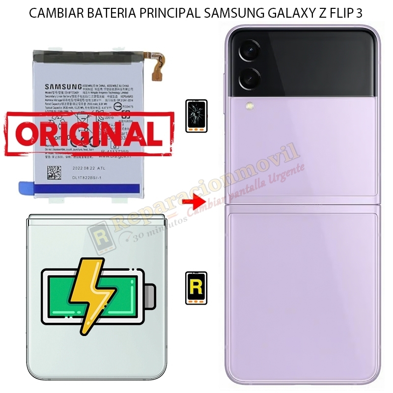 Cambiar Batería Original Principal Samsung Galaxy Z Flip 3 5G