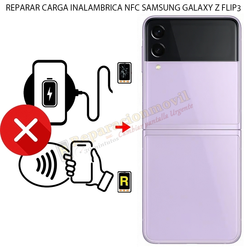 Reparar Carga inalámbrica y NFC Samsung Galaxy Z Flip 3