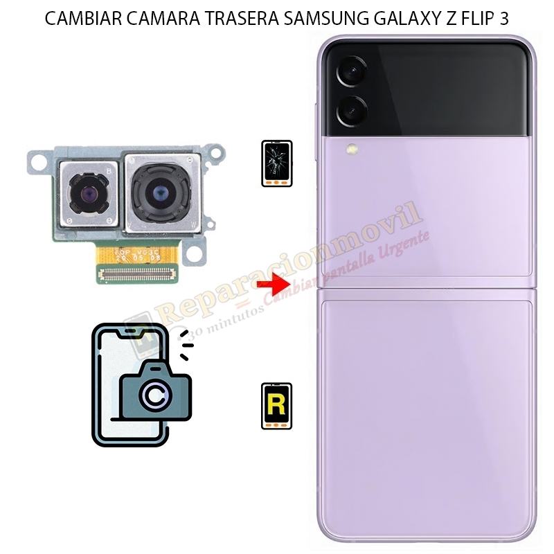 Cambiar Cámara Trasera Samsung Galaxy Z Flip 3 5G