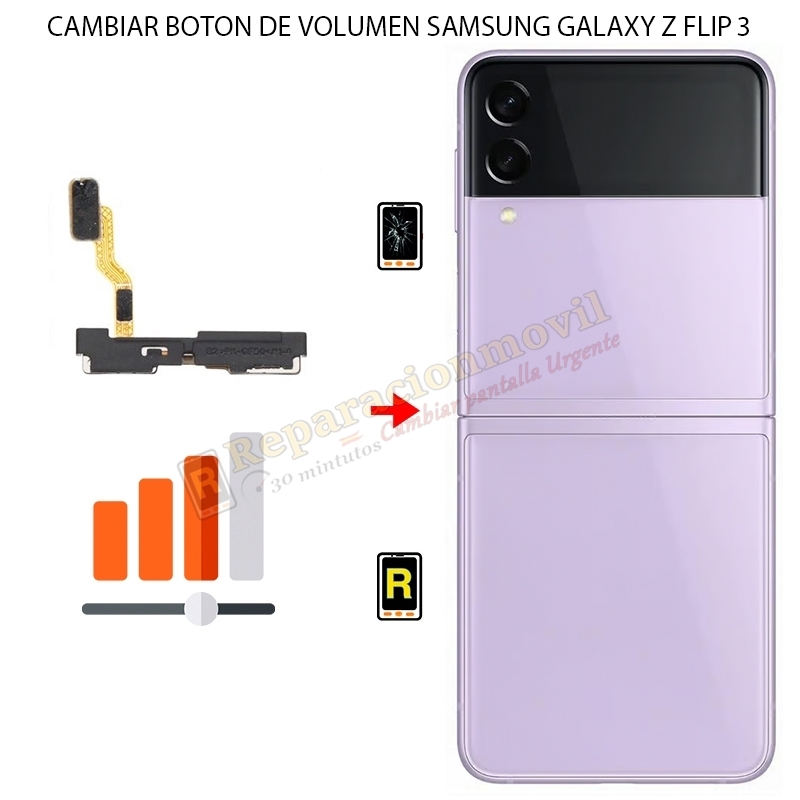 Cambiar Botón De Volumen Samsung Galaxy Z Flip 3 5G