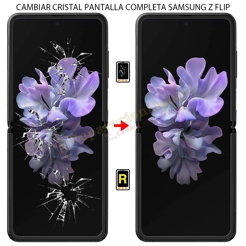 Cambiar Cristal De Pantalla Samsung Galaxy Z Flip 5G