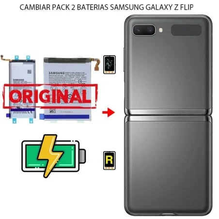Cambiar Pack 2 Baterías Samsung Galaxy Z Flip 5G