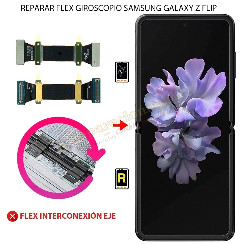 Cambiar Flex Giroscopio Samsung Galaxy Z Flip 5G