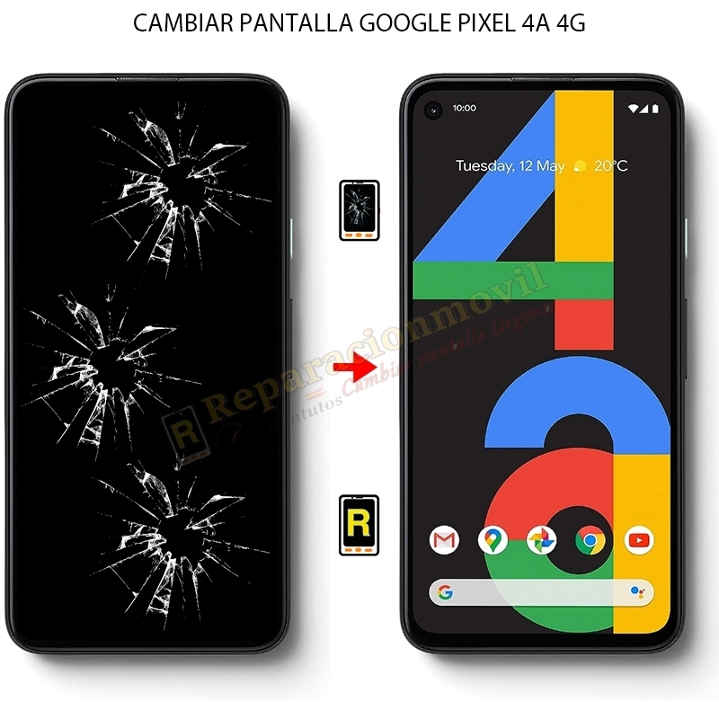 Cambiar Pantalla Google Pixel 4A 4G
