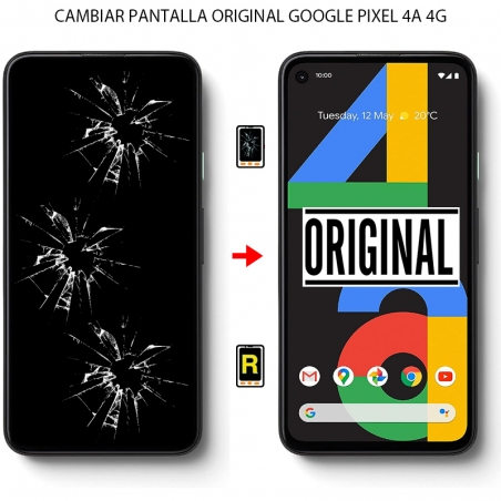Cambiar Pantalla Google Pixel 4A 4G Original
