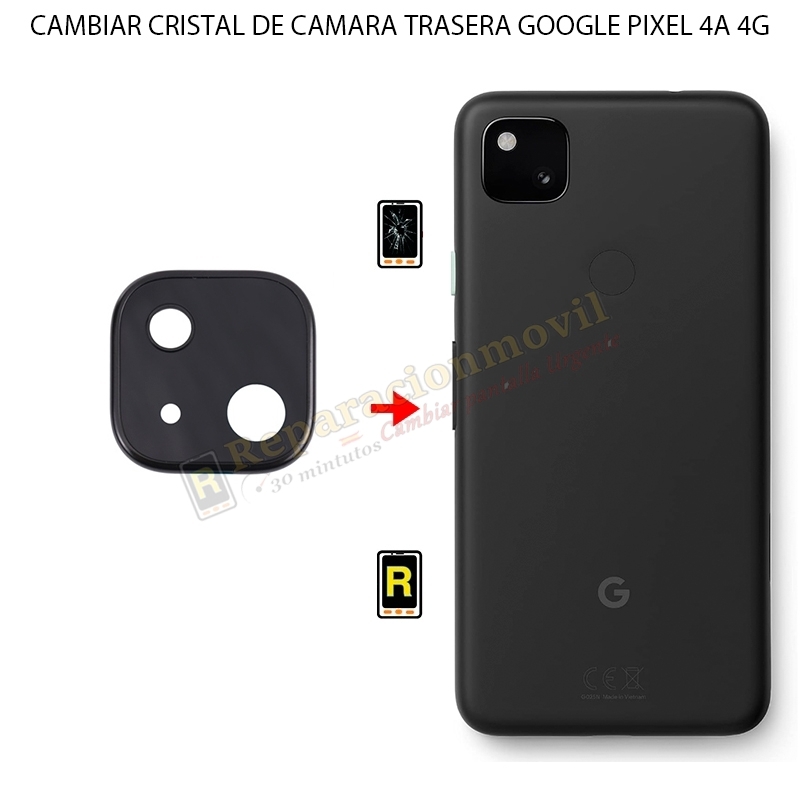 Cambiar Cristal Cámara Trasera Google Pixel 4A 4G