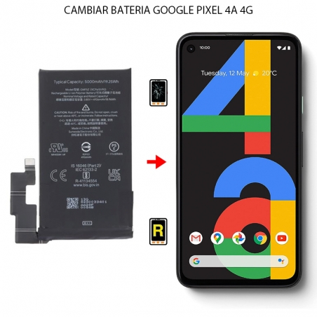Cambiar Batería Google Pixel 4A 4G
