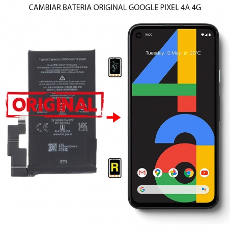 Cambiar Batería Google Pixel 4A 4G Original