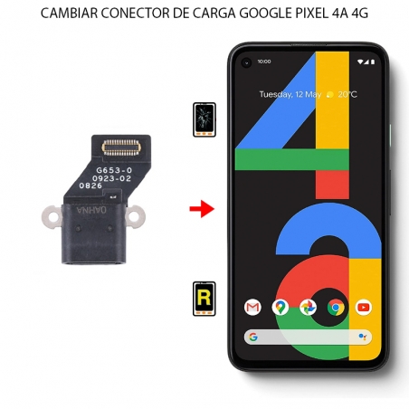 Cambiar Conector de Carga Google Pixel 4A 4G