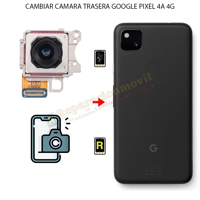 Cambiar Cámara Trasera Google Pixel 4A 4G