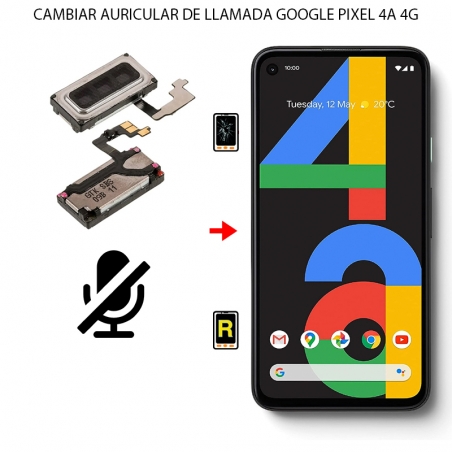 Cambiar Auricular de Llamada Google Pixel 4A 4G
