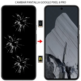 Cambiar Pantalla Google Pixel 8 Pro Original Sin Huella