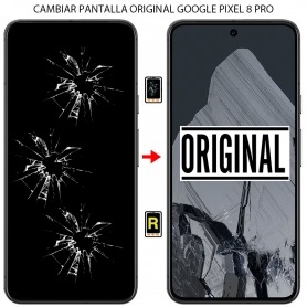 Cambiar Pantalla Google Pixel 8 Pro Original Con Huella Oficial Autorizado
