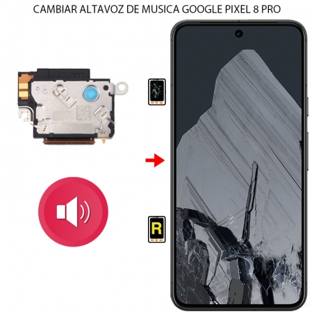 Cambiar Altavoz de Música Google Pixel 8 Pro