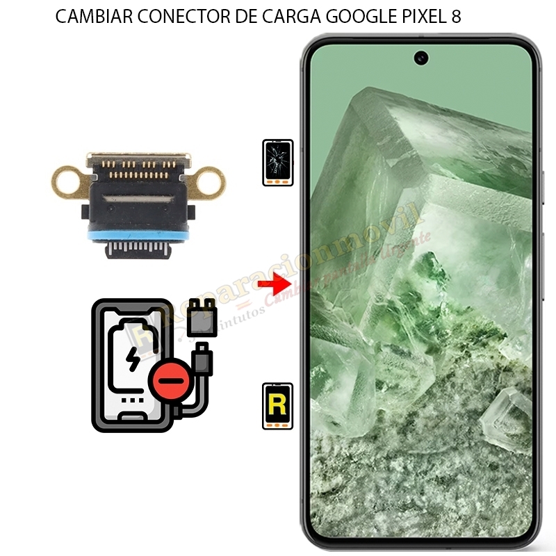 Cambiar Conector de Carga Google Pixel 8