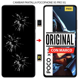 Cambiar Pantalla Xiaomi Poco X5 Pro 5G Original con Marco