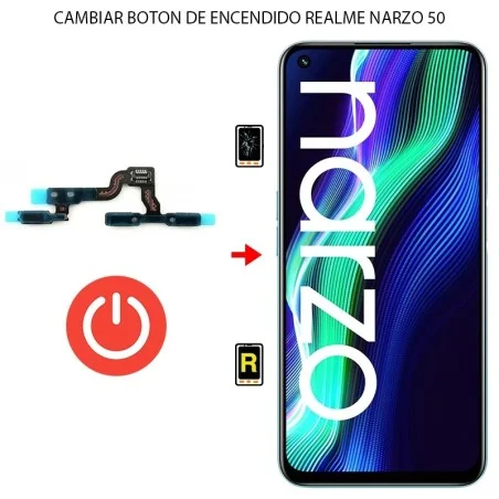 Cambiar Botón de Encendido Realme Narzo 50 5G