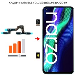 Cambiar Botón de Volumen Realme Narzo 50 5G