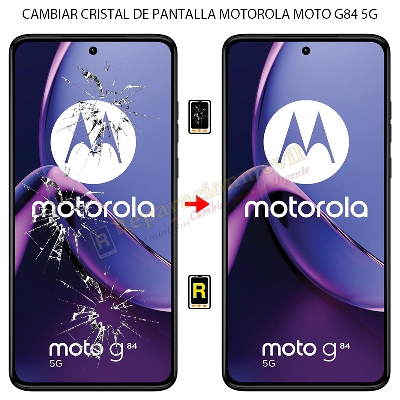 Cambiar Cristal de Pantalla Motorola Moto G84 5G