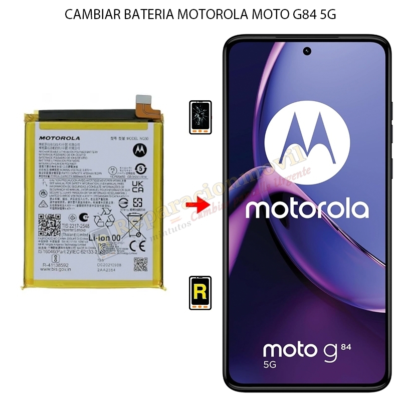 Cambiar Batería Motorola Moto G84 5G