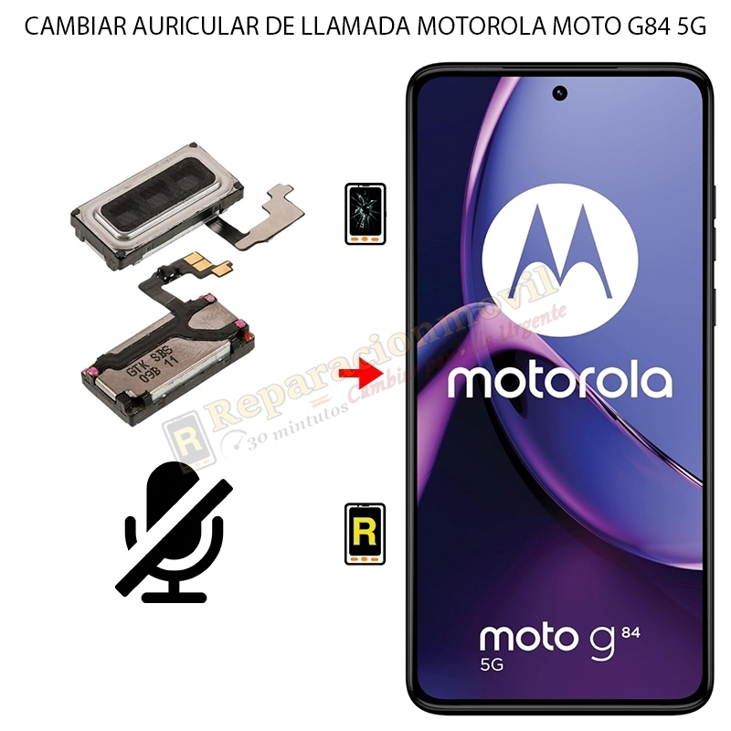 Cambiar Auricular de Llamada Motorola Moto G84 5G