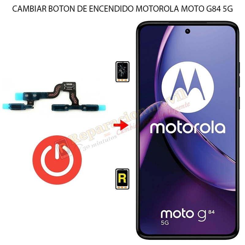 Cambiar Botón de Encendido Motorola Moto G84 5G