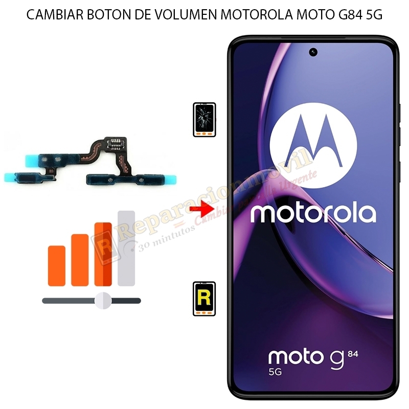 Cambiar Botón de Volumen Motorola Moto G84 5G