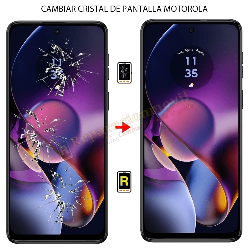 Cambiar Cristal de Pantalla Motorola Moto G54 5G