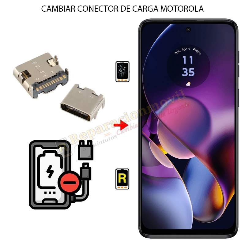Cambiar Conector de Carga Motorola Moto G54 5G