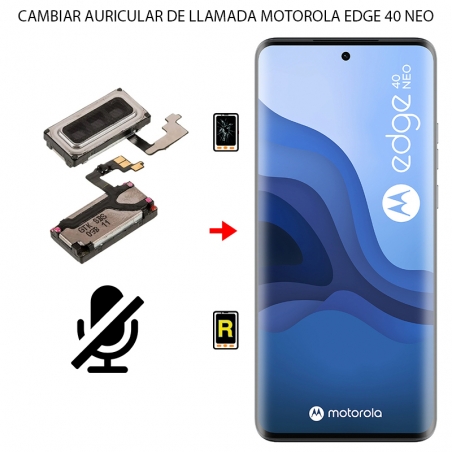 Cambiar Auricular de Llamada Motorola Edge 40 Neo