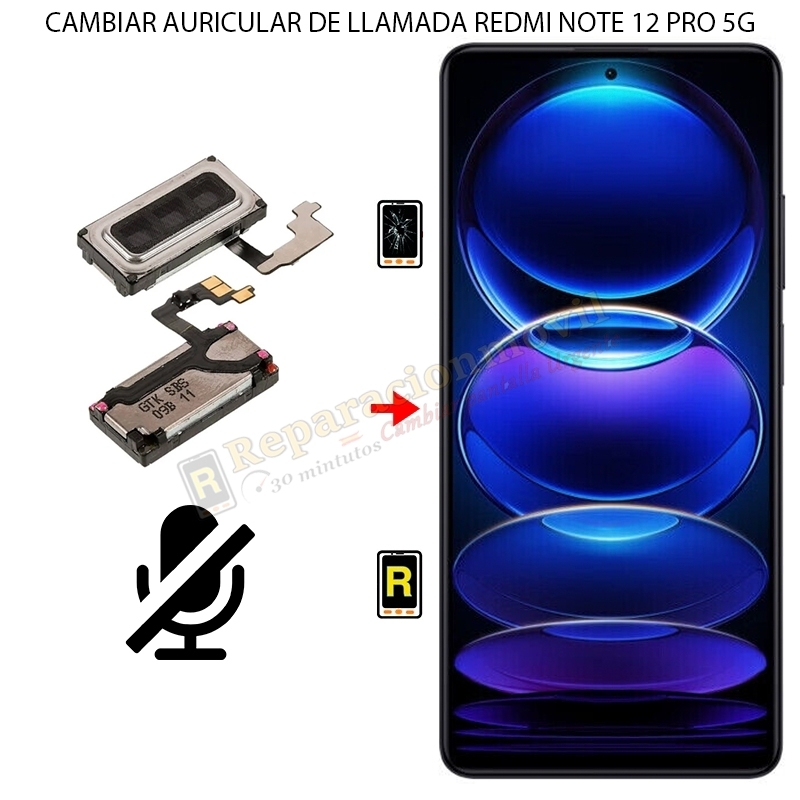 Cambiar Auricular de Llamada Xiaomi Redmi Note 12 Pro 5G