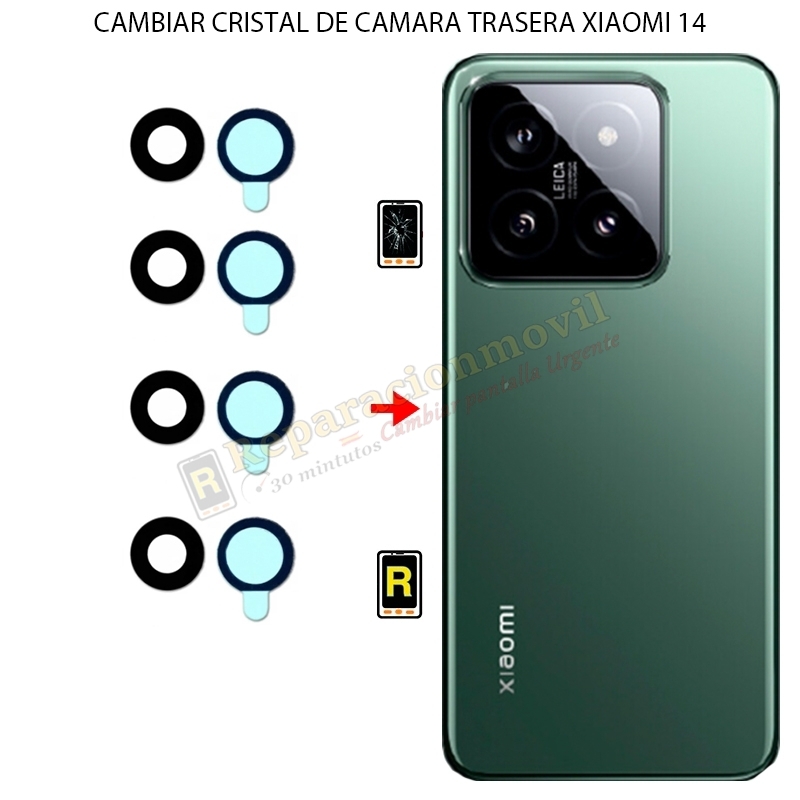Cambiar Cristal Cámara Trasera Xiaomi 14