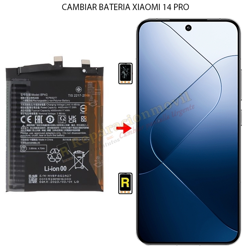 Cambiar Batería Xiaomi 14 Pro