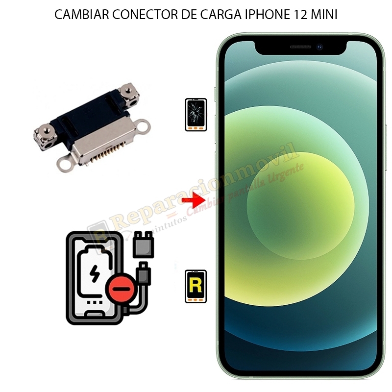 Cambiar Conector de Carga iPhone 12 Mini