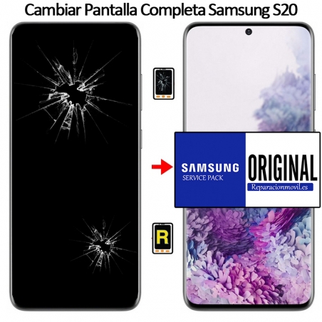 Cambiar Pantalla con marco Samsung S20 SM-G980F