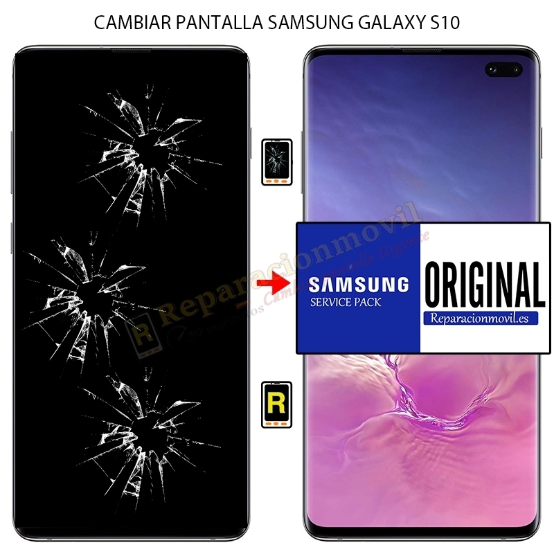 Cambiar Pantalla Samsung Galaxy S10 SM-G973