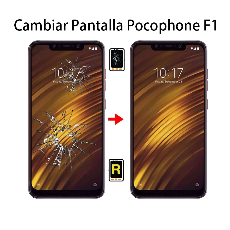 Cambiar Pantalla Pocophone F1 Compatible