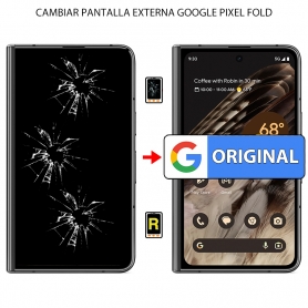Cambiar Pantalla Externa Google Pixel Fold Original Oficial Autorizado