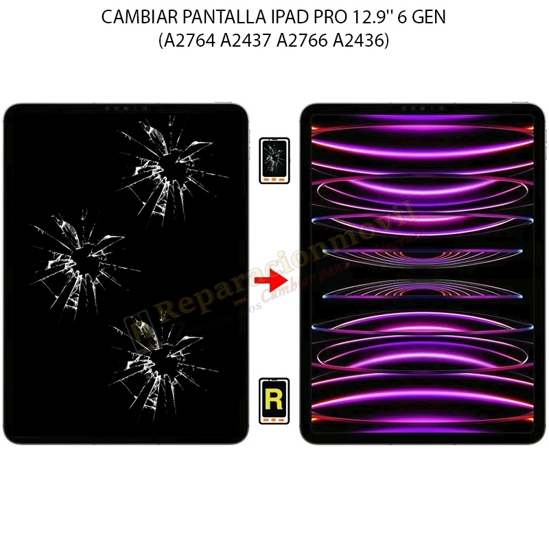 Cambiar Pantalla iPad Pro 12.9 2022 Premium