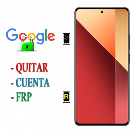 Eliminar Contraseña y Cuenta Google Xiaomi Redmi Note 13 4G