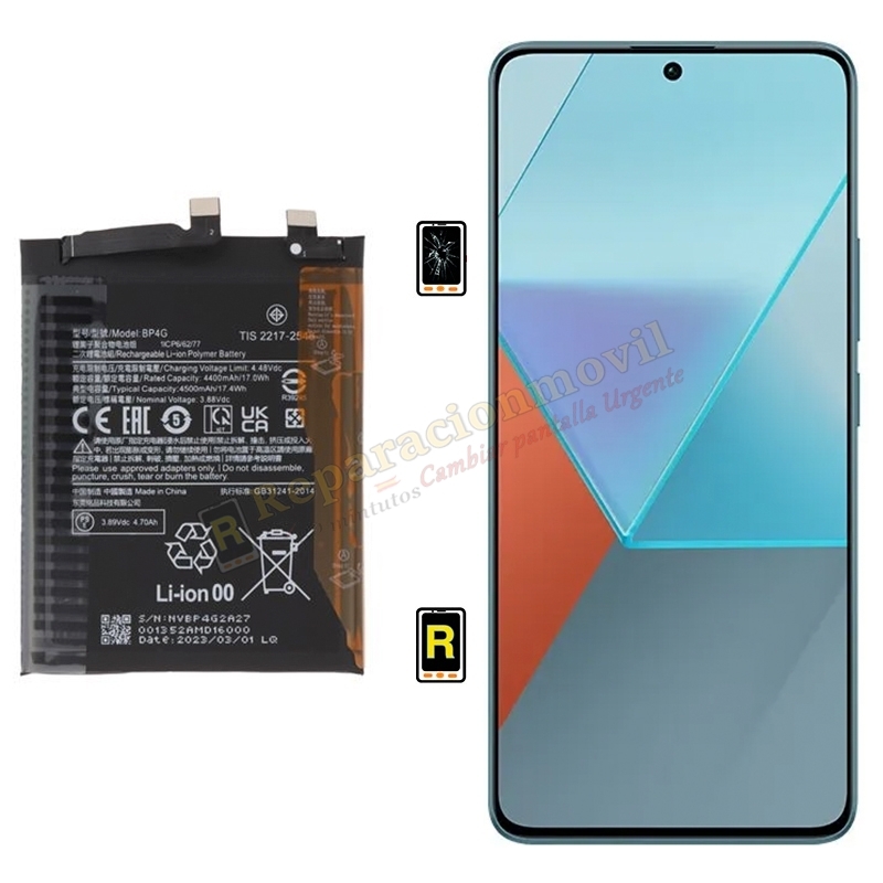 Cambiar Batería Xiaomi Redmi Note 13 Pro 4G