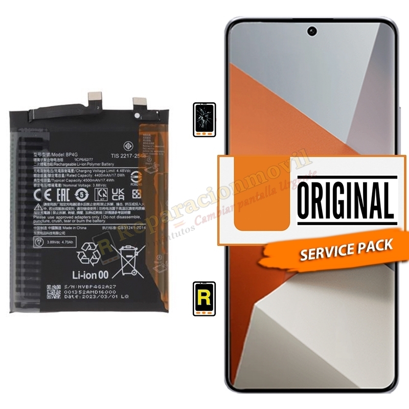 Cambiar Batería Xiaomi Redmi Note 13 Pro Plus 5G Original