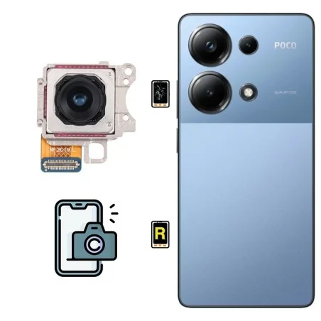 Cambiar Cámara Trasera Xiaomi Poco M6 Pro 5G