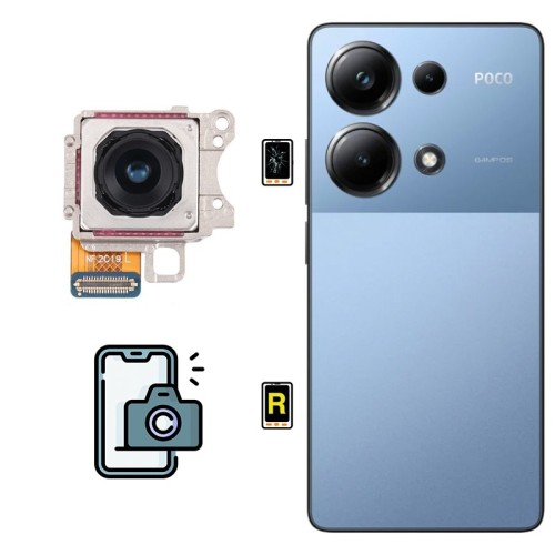 Cambiar Cámara Trasera Xiaomi Poco M6 Pro 5G