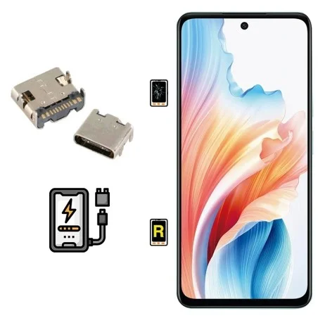 Cambiar Conector de Carga Oppo A58 4G